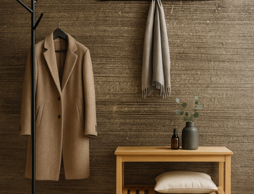 Progetto rivestimento in resina microcemento effetto rigato